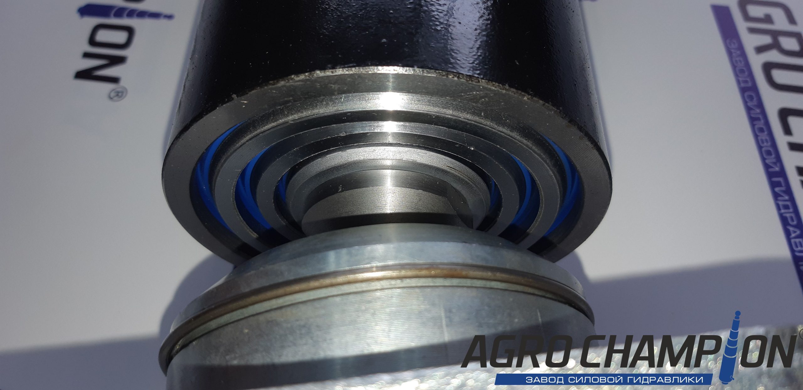 Гидроцилиндр подъема кузова КАМАЗ 55.102 3-х штоковый нового образца (площадка-цапфы) — изображение 5